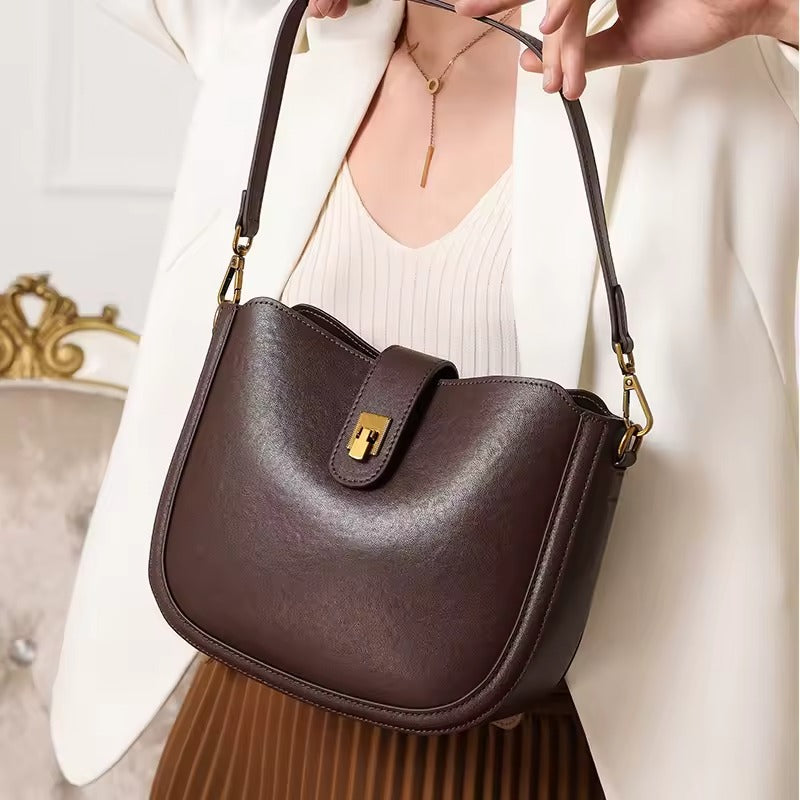 Sac Elena Compact - Cuir Véritable