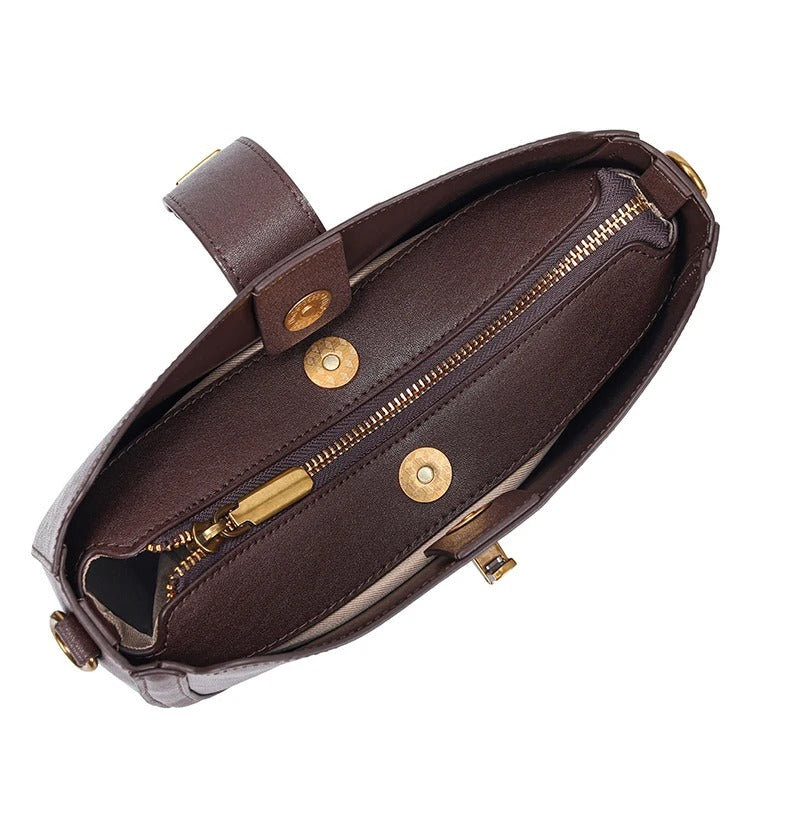 Sac Elena Compact - Cuir Véritable