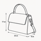 Sac Élégance - Bordeaux & Cuir Véritable
