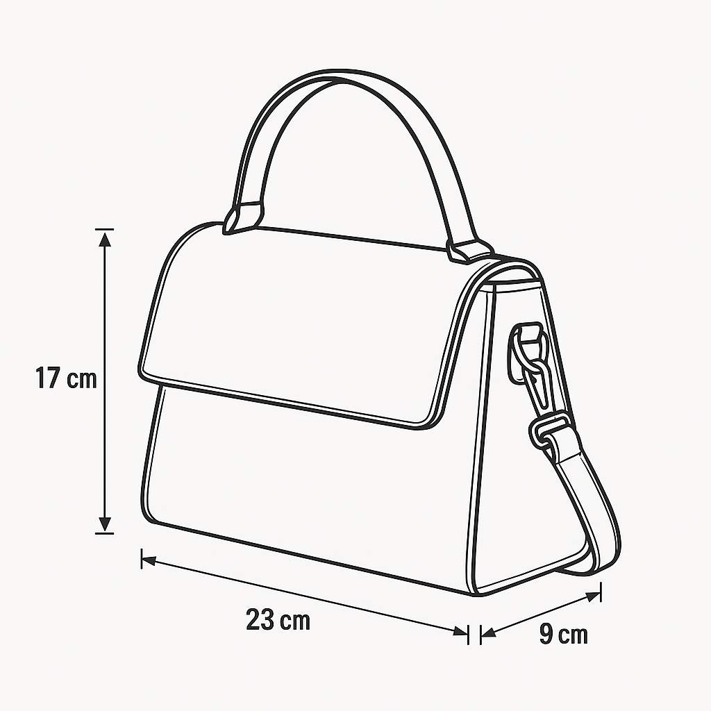 Sac Élégance - Bordeaux & Cuir Véritable