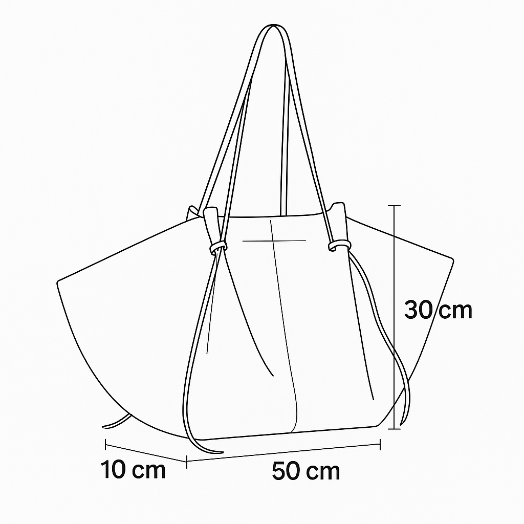 Sac Ava Élancé - XL & Suédine Végane