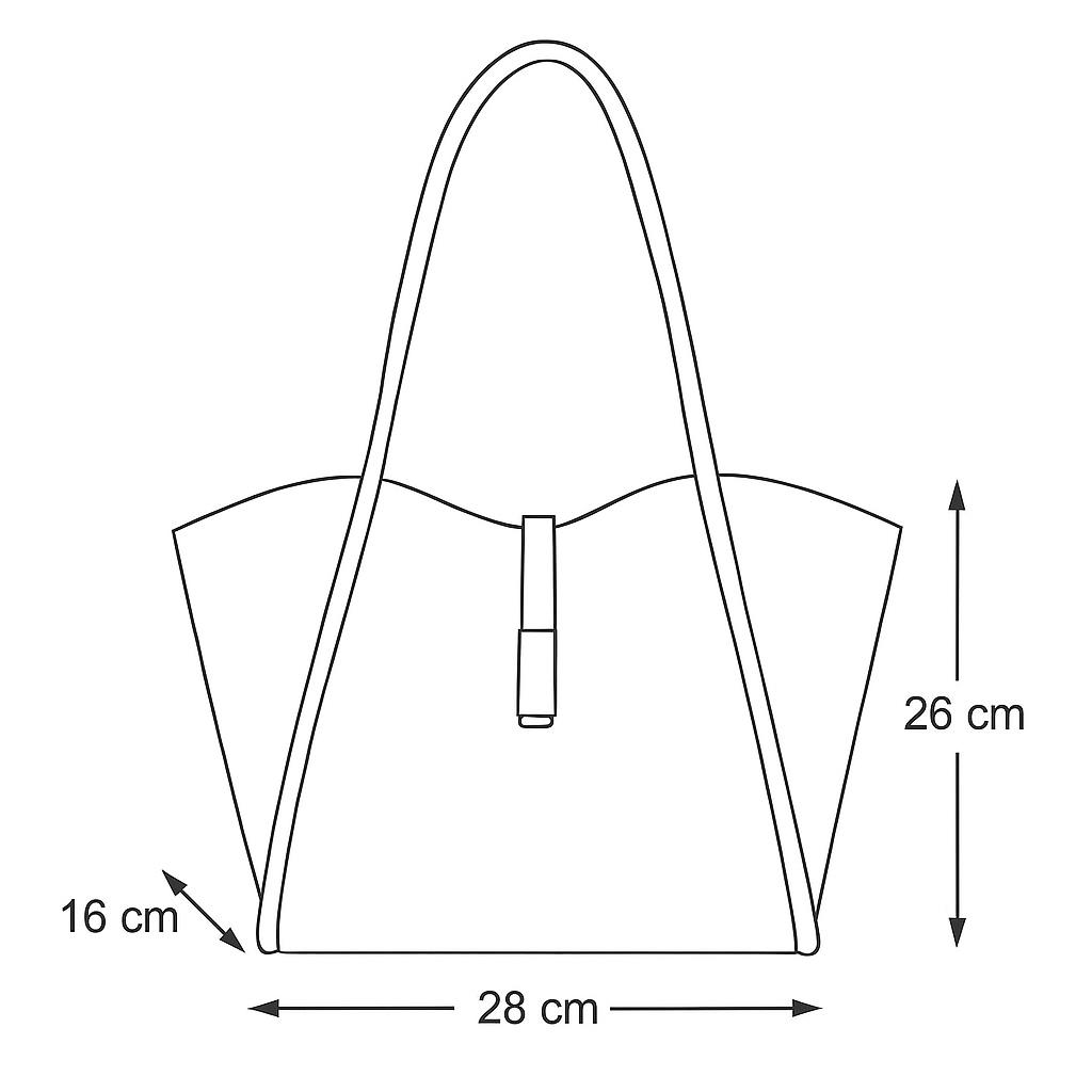 Sac Haute Ligne – Cuir Véritable