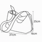 Sac Demi-Lune – Cuir Végan Souple