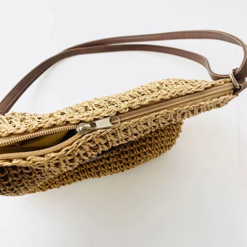 Sac Tressé Solstice – Bohème en Fibres Naturelles