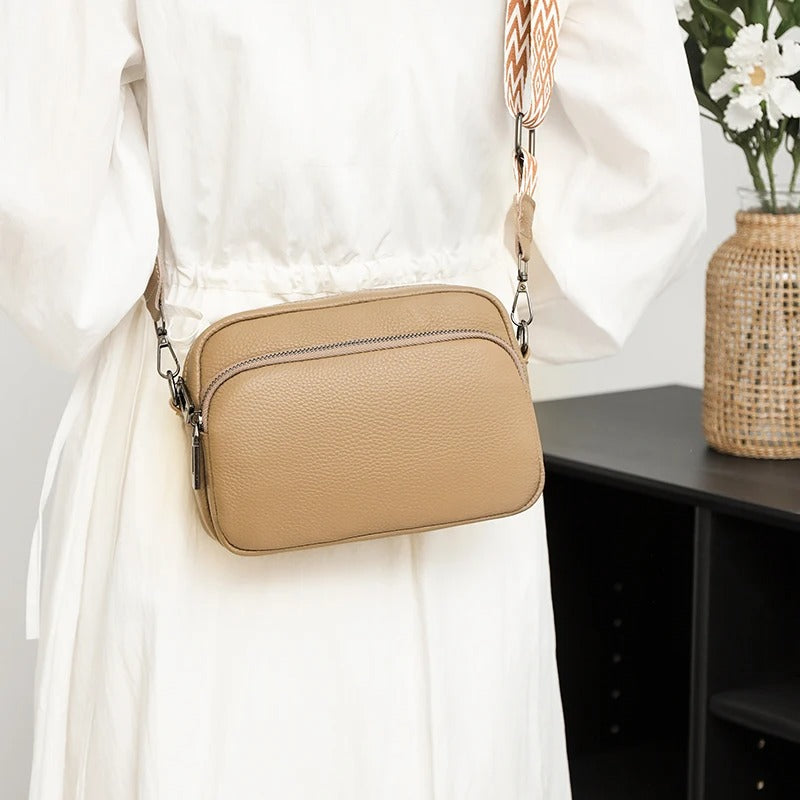 Sac Maë Compact – Cuir Véritable Grainé