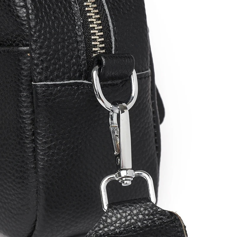 Sac Maë Compact – Cuir Véritable Grainé
