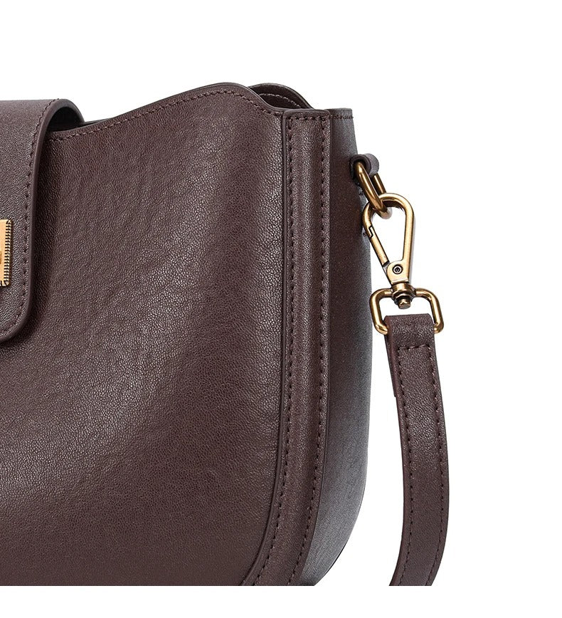 Sac Elena Compact - Cuir Véritable