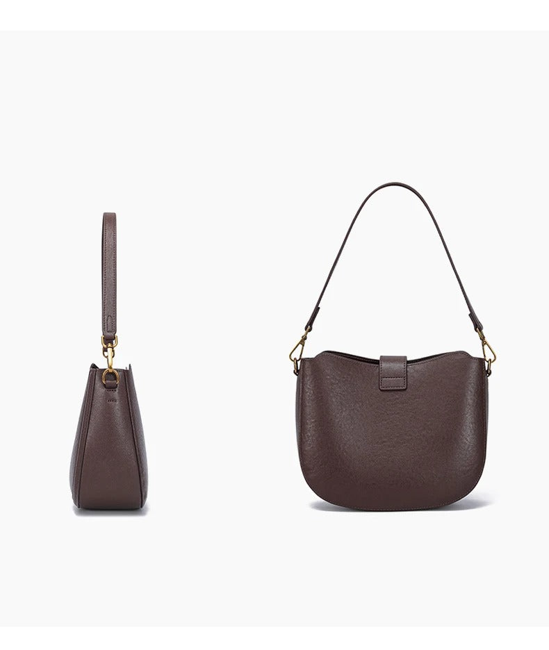 Sac Elena Compact - Cuir Véritable