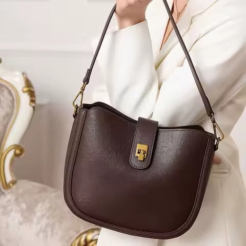 Sac Elena Compact - Cuir Véritable