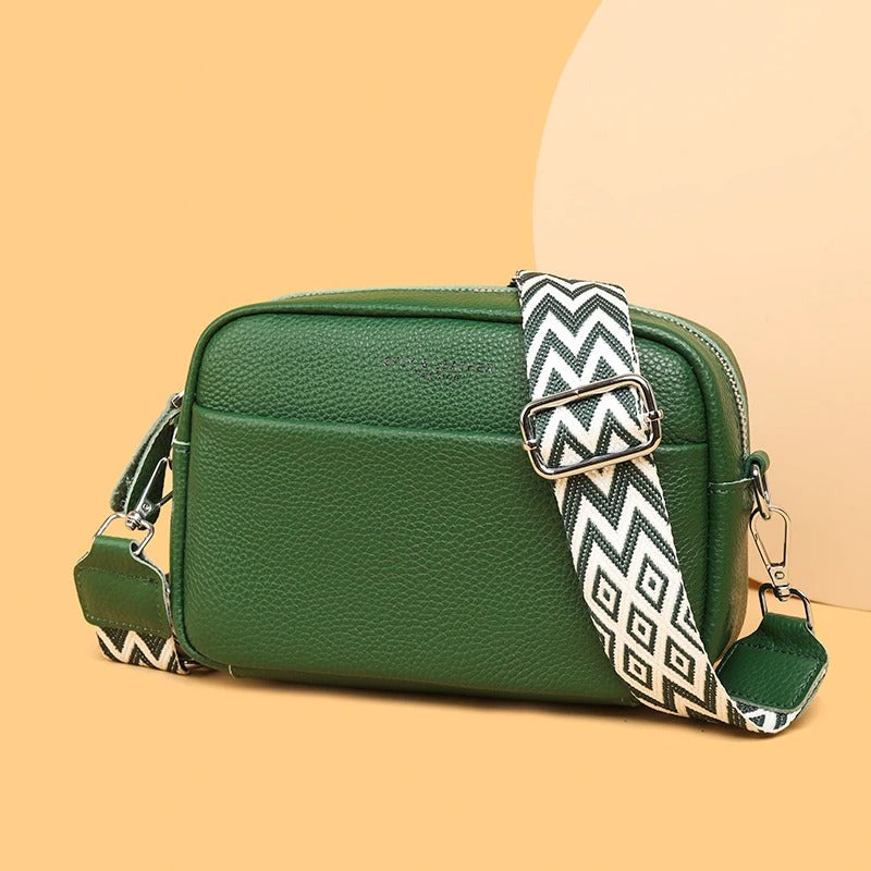 Sac Maë Compact – Cuir Véritable Grainé