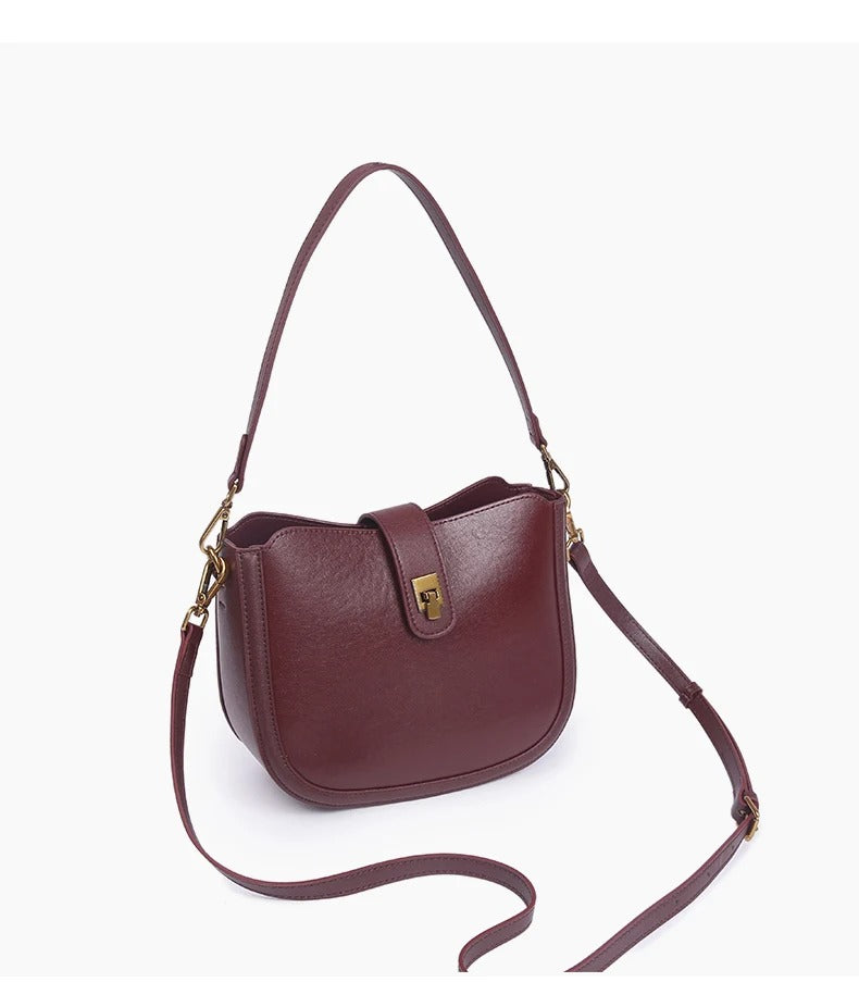 Sac Elena Compact - Cuir Véritable