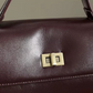 Sac Élégance - Bordeaux & Cuir Véritable