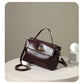 Sac Élégance - Bordeaux & Cuir Véritable