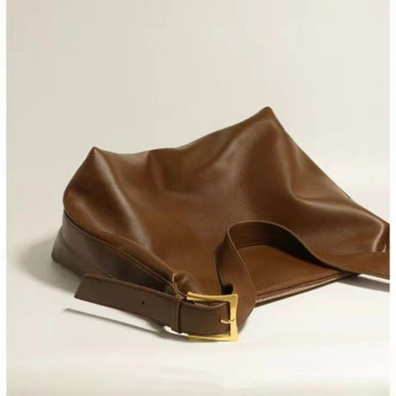 Sac Demi-Lune – Cuir Végan Souple