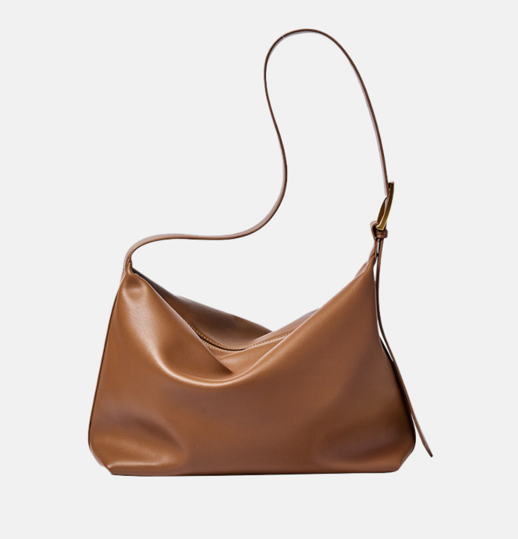 Sac Demi-Lune – Cuir Végan Souple